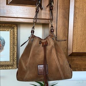 Vintage Dooney & Bourke Suede Bucket Purse